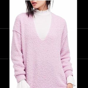 Free People | Boucle Knit Pullover | Size M